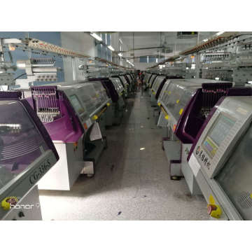 Shoe Upper Flat Knitting Machine 14G, 3 System Shoe Knitting Upper for Sale